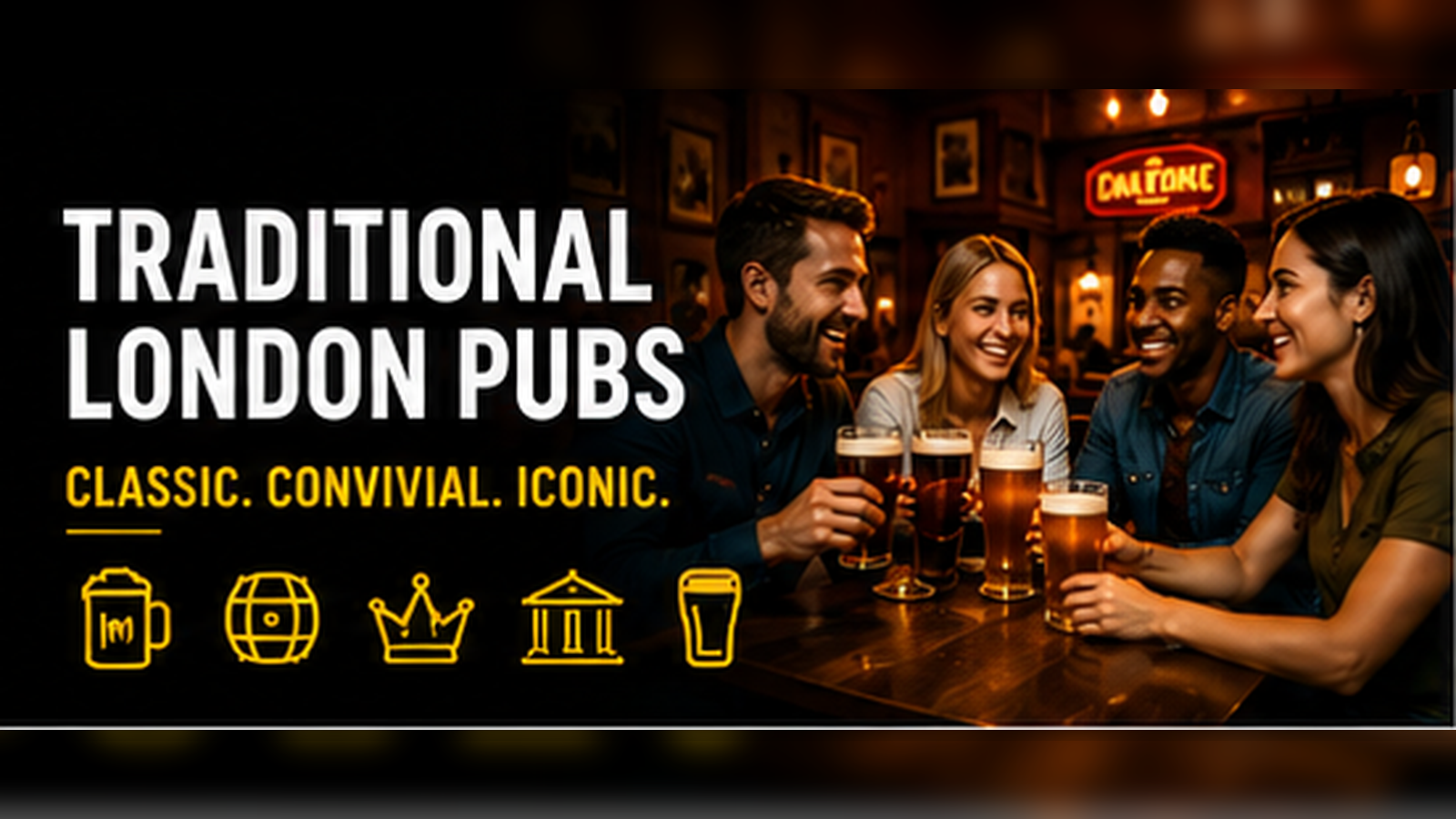 Hackney, Islington & Bethnal Green — Pubs Where Nobody Gets the Long Journey logo